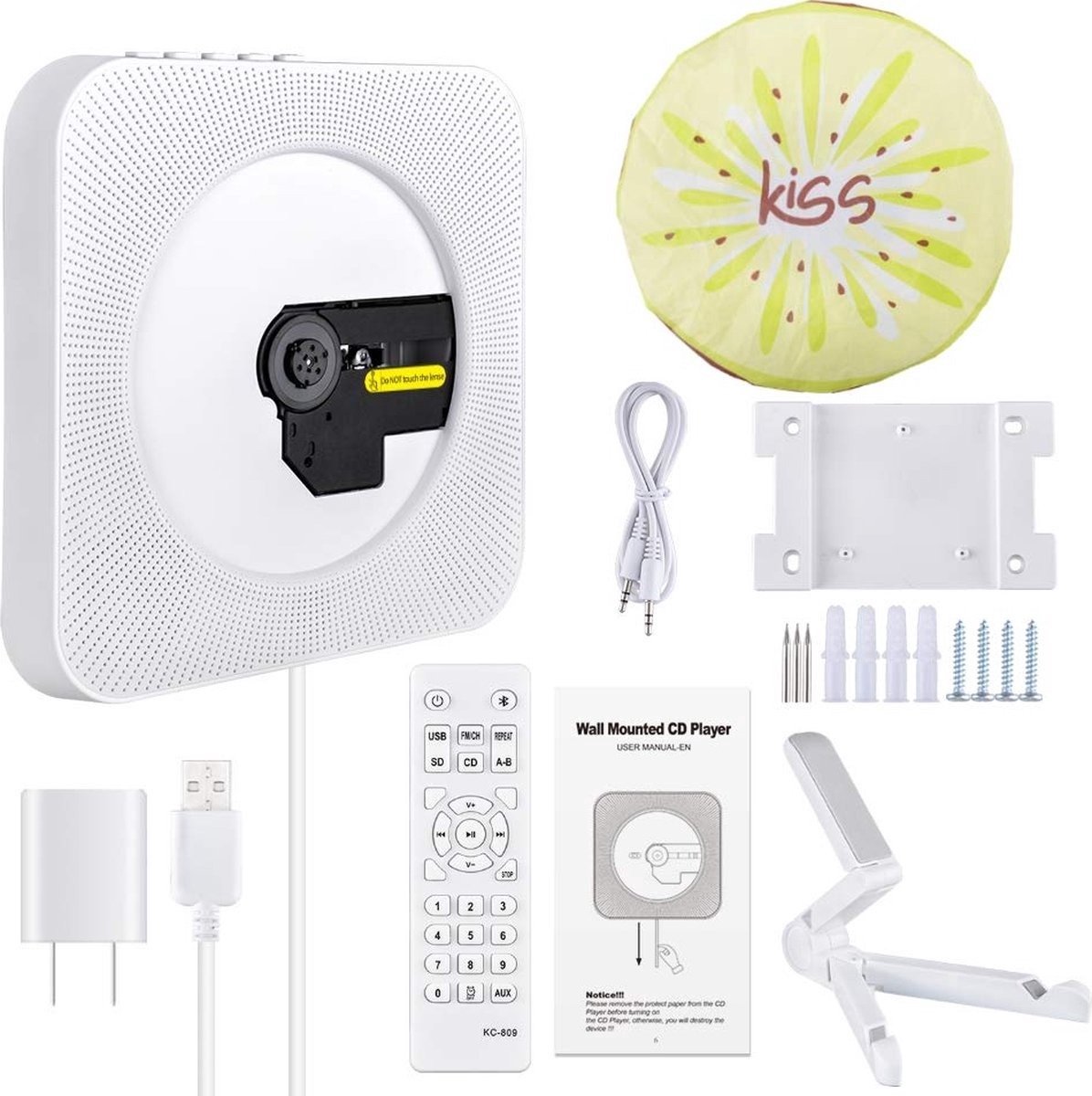 CD Speler - Met FM-Radio/Bluetooth/USB thumbnail 2