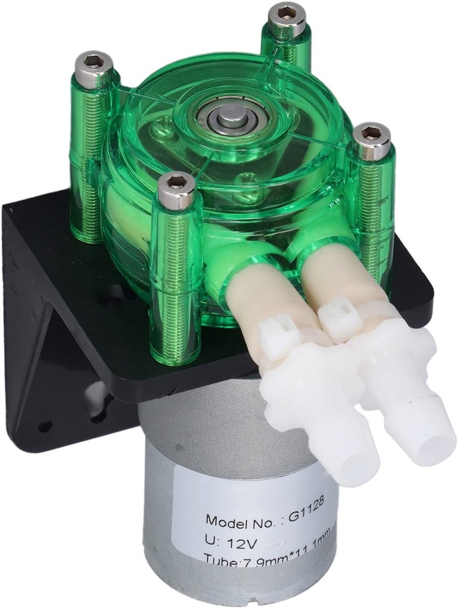 Allecto - Peristaltische Pomp - Titratiepompen - Hoogstromend - Groen - DC12V - 700 ml per minuut - Geschikt voor laboratoria - Compact formaat