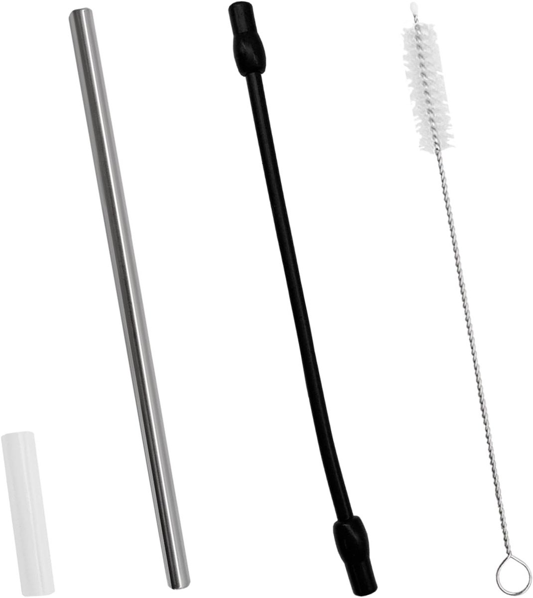 RVS Melk Tube en Siliconen Slang Reinigingsborstel Set voor Volautomatische Koffiemachines zoals EQ6 en EQ7 Plus 700