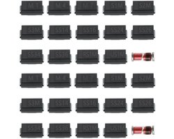 Allecto Diodes - Diverse Set - 300 Stuks - Gelijkrichter/Snel Recovery - Schakelen/Schottky Diode - 15 Waarden