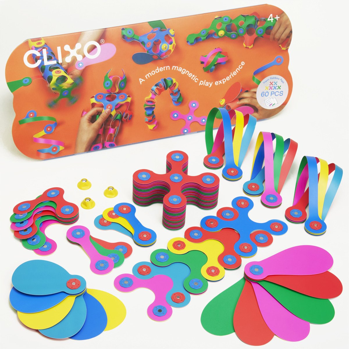Clixo | Super Rainbow Pack | Set van 60