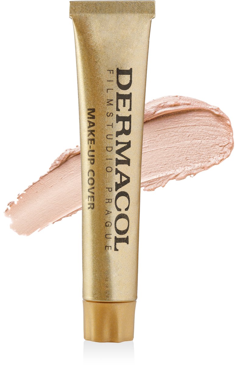 Dermacol Full Coverage Matte Foundation - Waterproof Make-Up - Olie-vrije Formule - SPF 30 - Extreme Dekking - Langdurig
