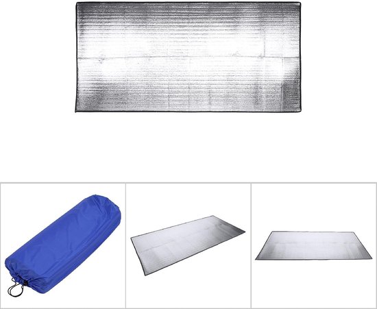 Cosensi - Campingmat - Moistureproof - Lichtgewicht - Aluminium - Comfortabel - Voor kinderen - 1 x 2 meter van Merkloos — afbeelding 4