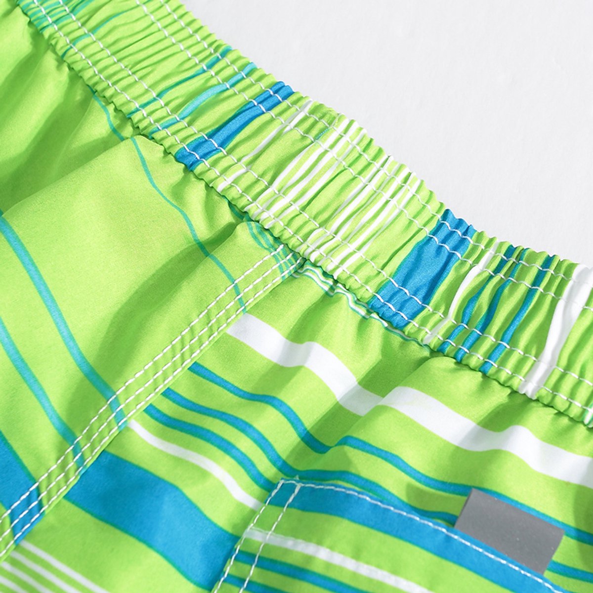NiSy.nl Zwembroek Jongens | Zwemshort | Strepen Print | Sneldrogend | | Groen — afbeelding 3
