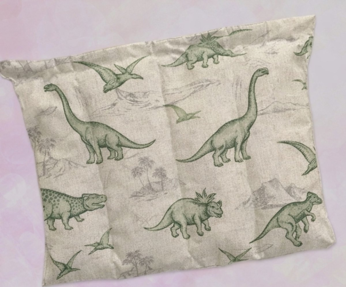 verzwaringskussen - verzwaardekussen -kussen beige dino