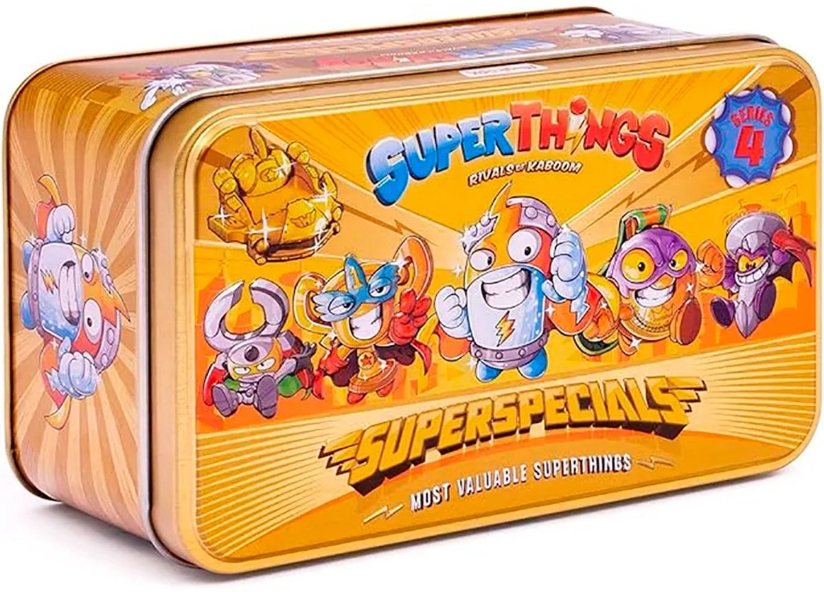 Superthings Golden Tin Superspecials Series 4 Figuur Geel Kinderen