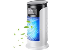 Draagbare Airconditioner | USB Persoonlijke Mini Airco Ventilator – Stille Timer Ruimteverkoeling Compacte 300ml Waterreservoir Persoonlijke Koeler Voor Slaapkamer Auto En Buitenshuis