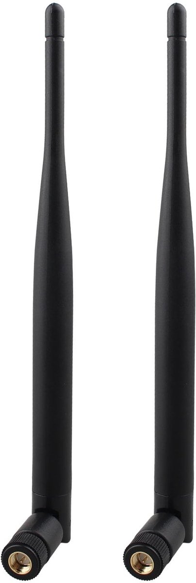 MTTProducts - 2Pcs 868MHz Antenne - Omnidirectionele Antenne - Versterkt Signal - Zwart - Male Connector - Geschikt voor Walkie Talkie - 5dBi