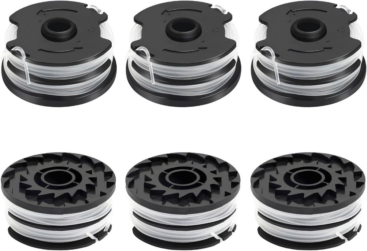 Trimmer Spoel en Lijn Geschikt voor Parkside TLP-01, 10 m Lengte, Ø 1.6 mm, Tuingereedschap Accessoires, Vervangingsonderdelen, Tuinonderhoud