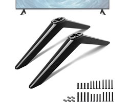 Verstelbare TV Stand Poten voor TCL Roku TV 32SF540K 40SF540K 43C635K 50P617K 55C635K 55C655 55CF630K 55C645K 65C635K - Vervangende TV Basis Voeten, Stabiele Steun en Hoogte Verstelbaar