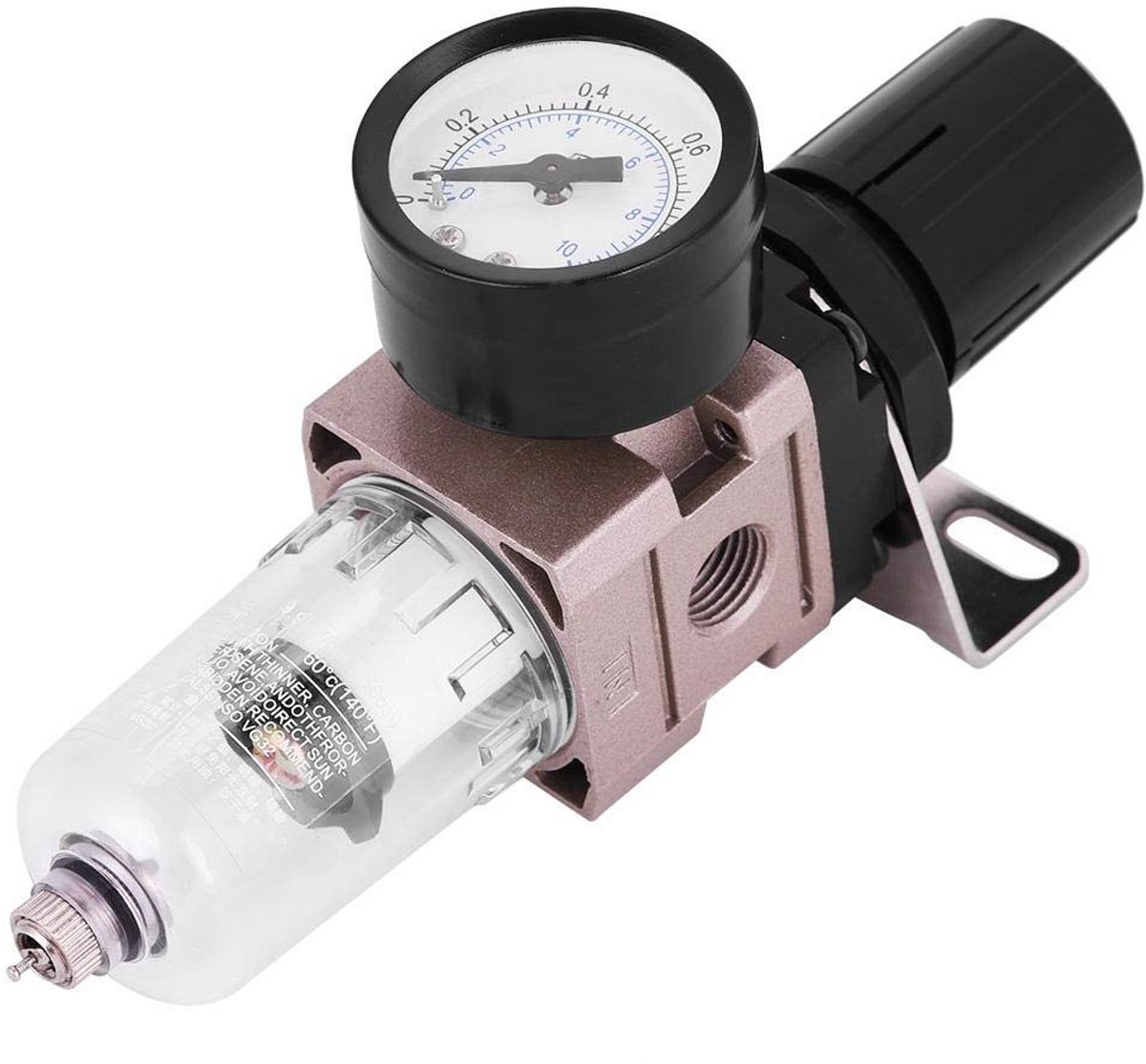 SPHProducts - Luchtzuiveraar - Pneumatische Regelaar - Transparant Observatiedeksel - Standaard - Water- en Olie Separator - Compressor Accessoires -