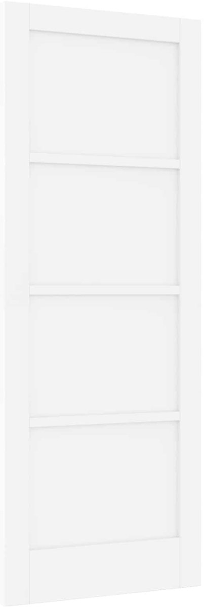 vidaXL - Interne - Deur - 78 - x - 202 - cm - Multiplex - Wit