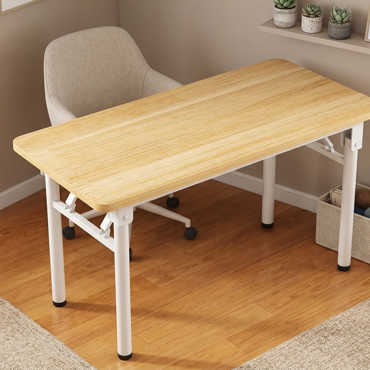 Opvouwbaar Bureau – Meuble Paris - 100x50 cm - Meuble Paris Compact Computerbureau 100x50 - Medahomestore