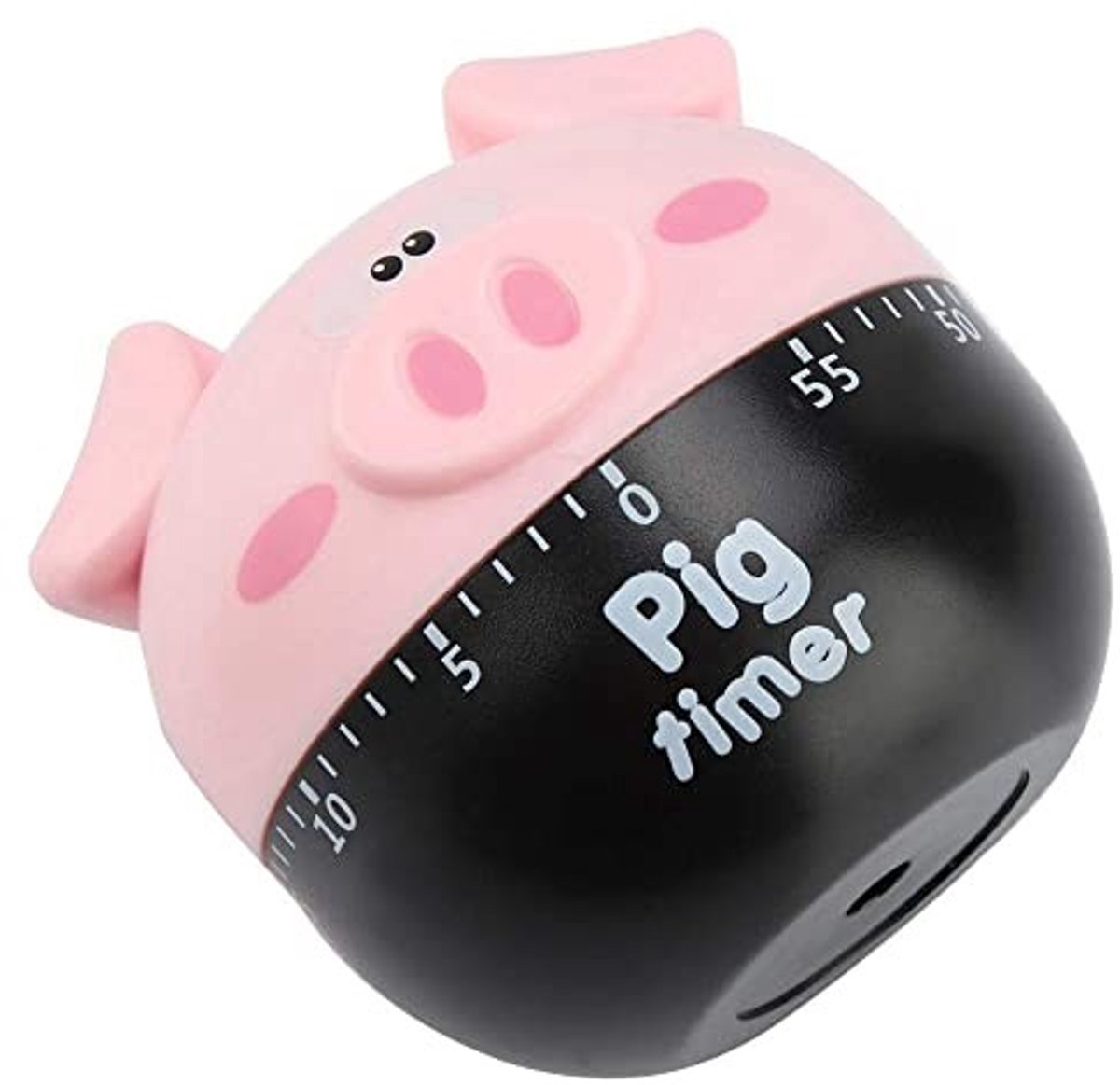 Byshayne - Keuken Timer - Kook Timer - Schattig Cartoon Varken - Roze - Tijdmanagement - Keuken Accessoires - Geschikt voor Koken - Roze