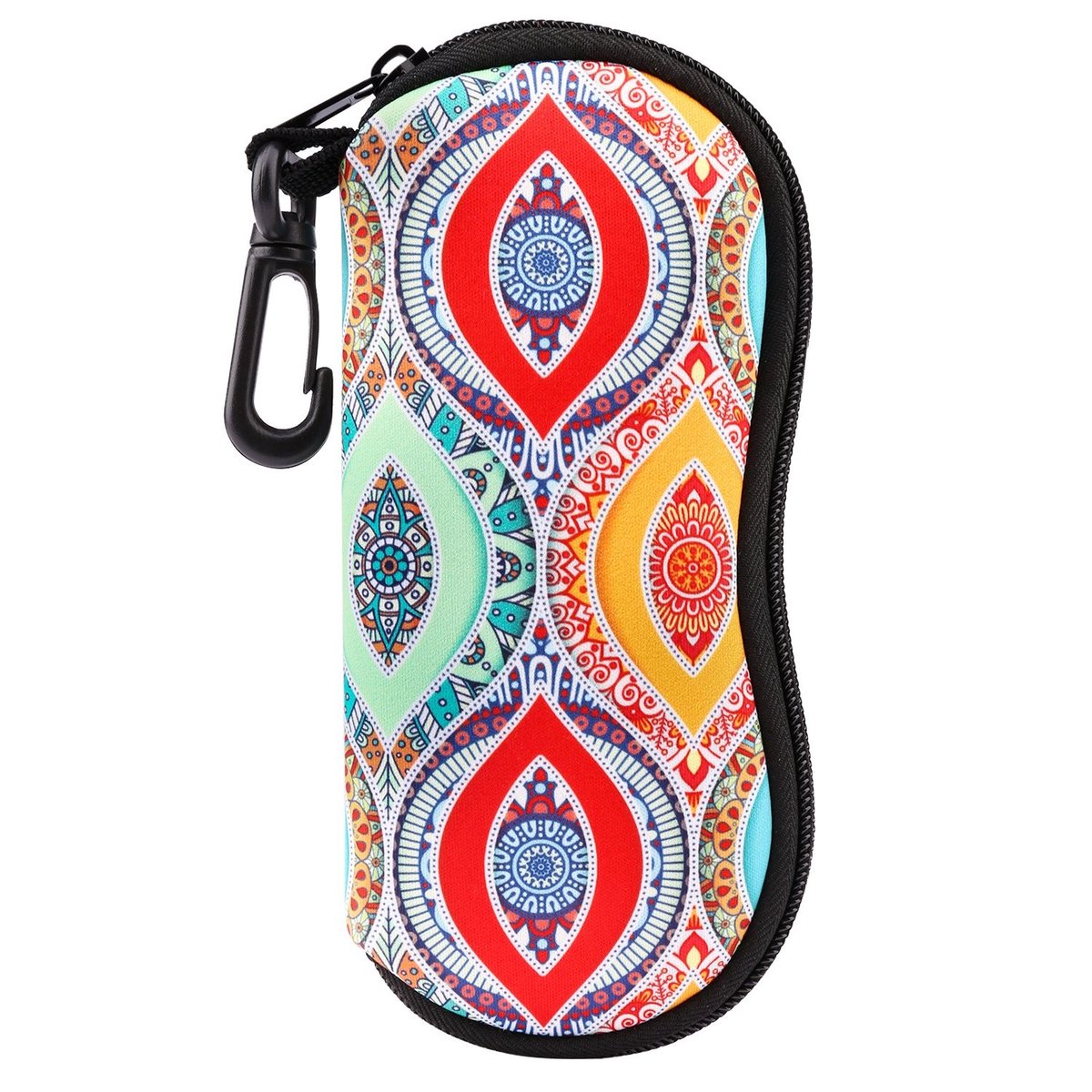 Byshayne - Zonnebril Etui - Neopreen - Ultra Lichtgewicht - Ethnic - Brilbescherming - Handig voor dagelijks gebruik - Geschikt voor elke bril