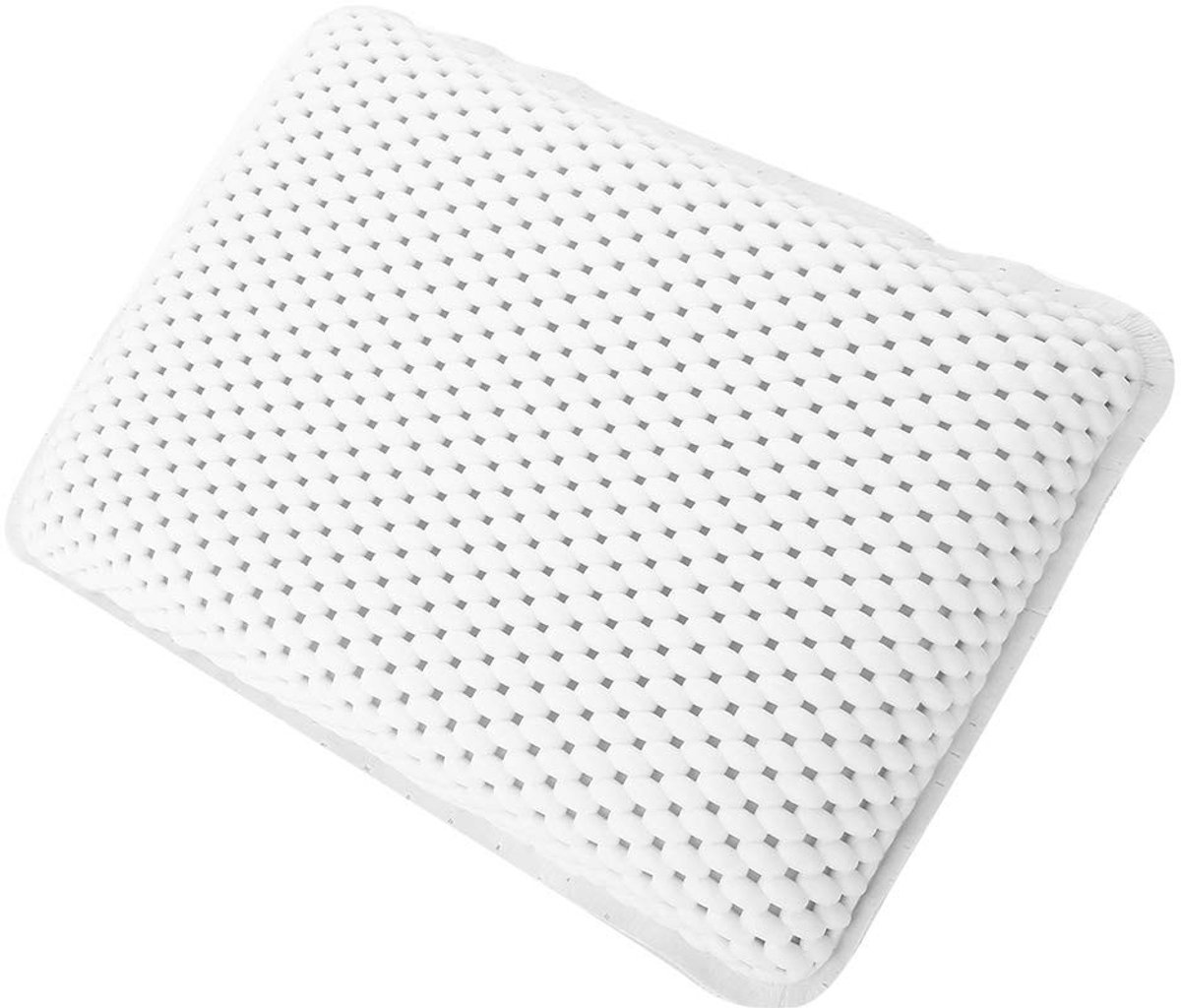 Dailygoody - Hollow Surface Head Support Pillow - Hoofdkussen - Wit - Ondersteuning voor hoofd nek schouders - Ideaal voor tub spa