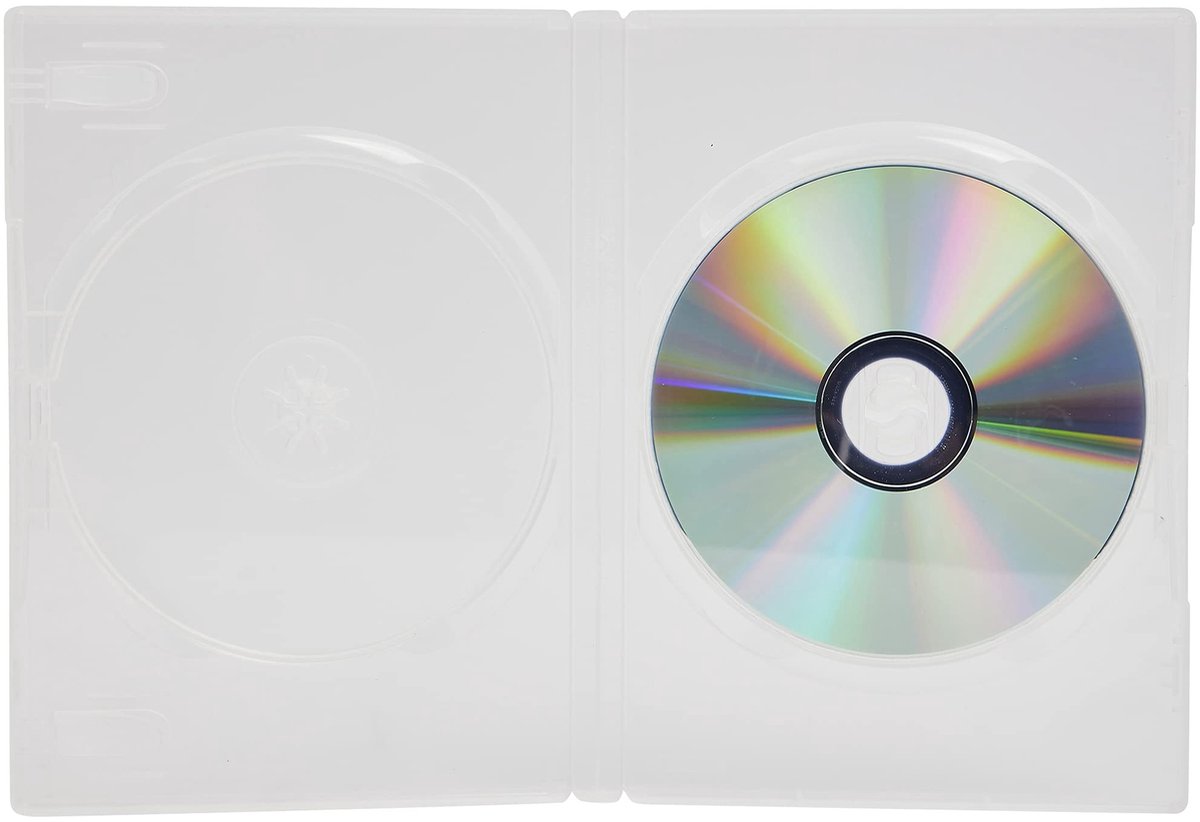 Dailygoody - 5 Transparante Dubbele DVD Cases - Hoogwaardige Bescherming voor DVD's - 14mm Dikte - Veilig en Duurzaam - DVD Opslag - Geschikt voor All