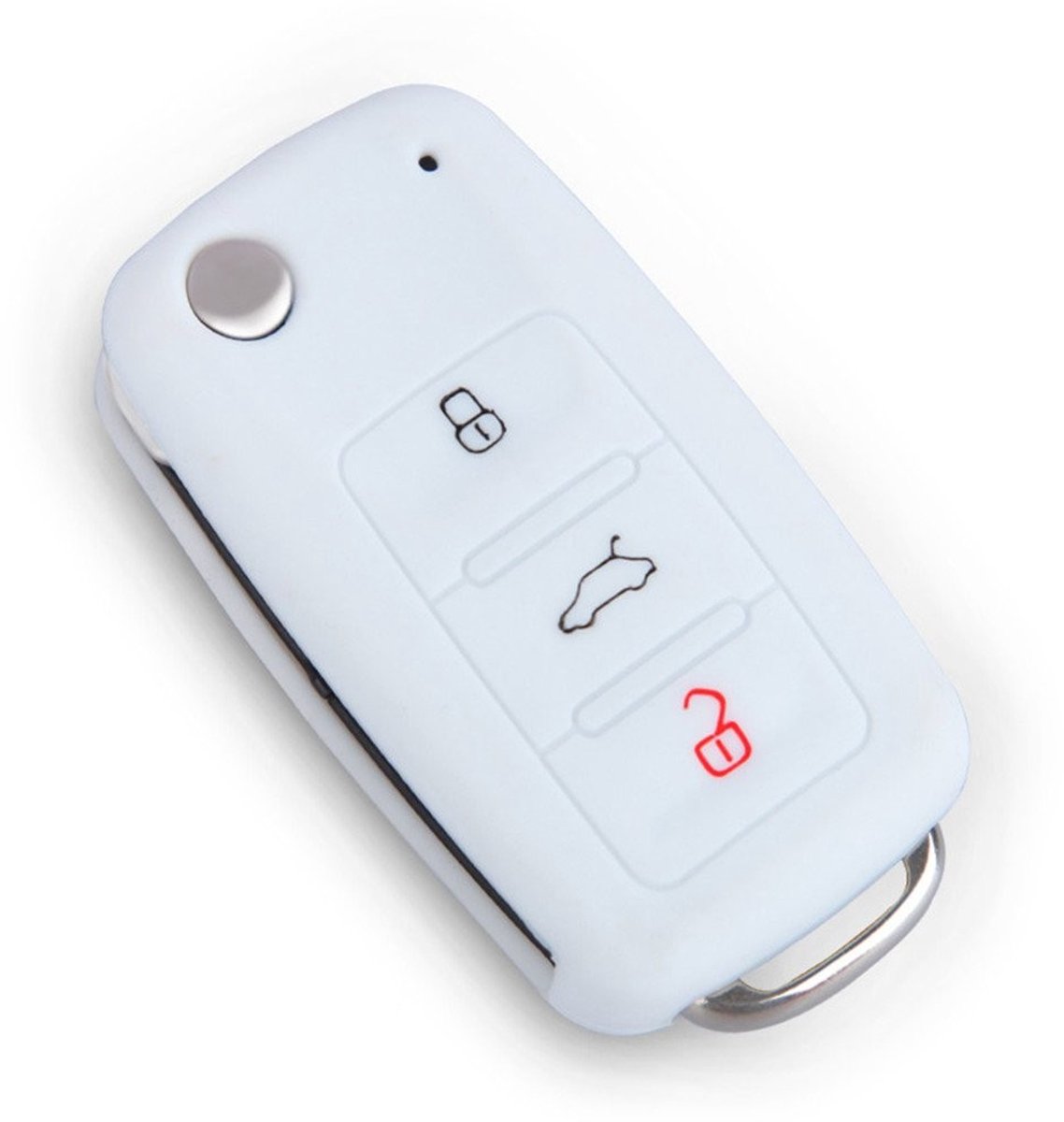 Dailygoods - Cosensi - Dailygoody - Autosleutelhoes Silicone - Bescherming - Premium kwaliteit - Universele pasvorm - Duurzaam - Geschikt voor VW modellen