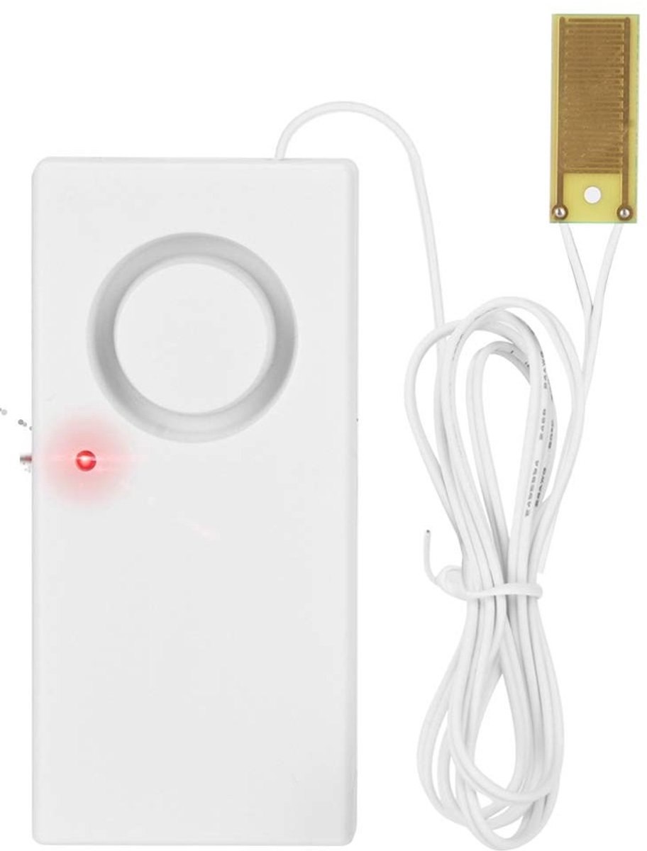 Dailygoods - Dailygoody - Water Detector - 120dB Waterlek Alarm voor Keuken, Badkamer en Wasruimte