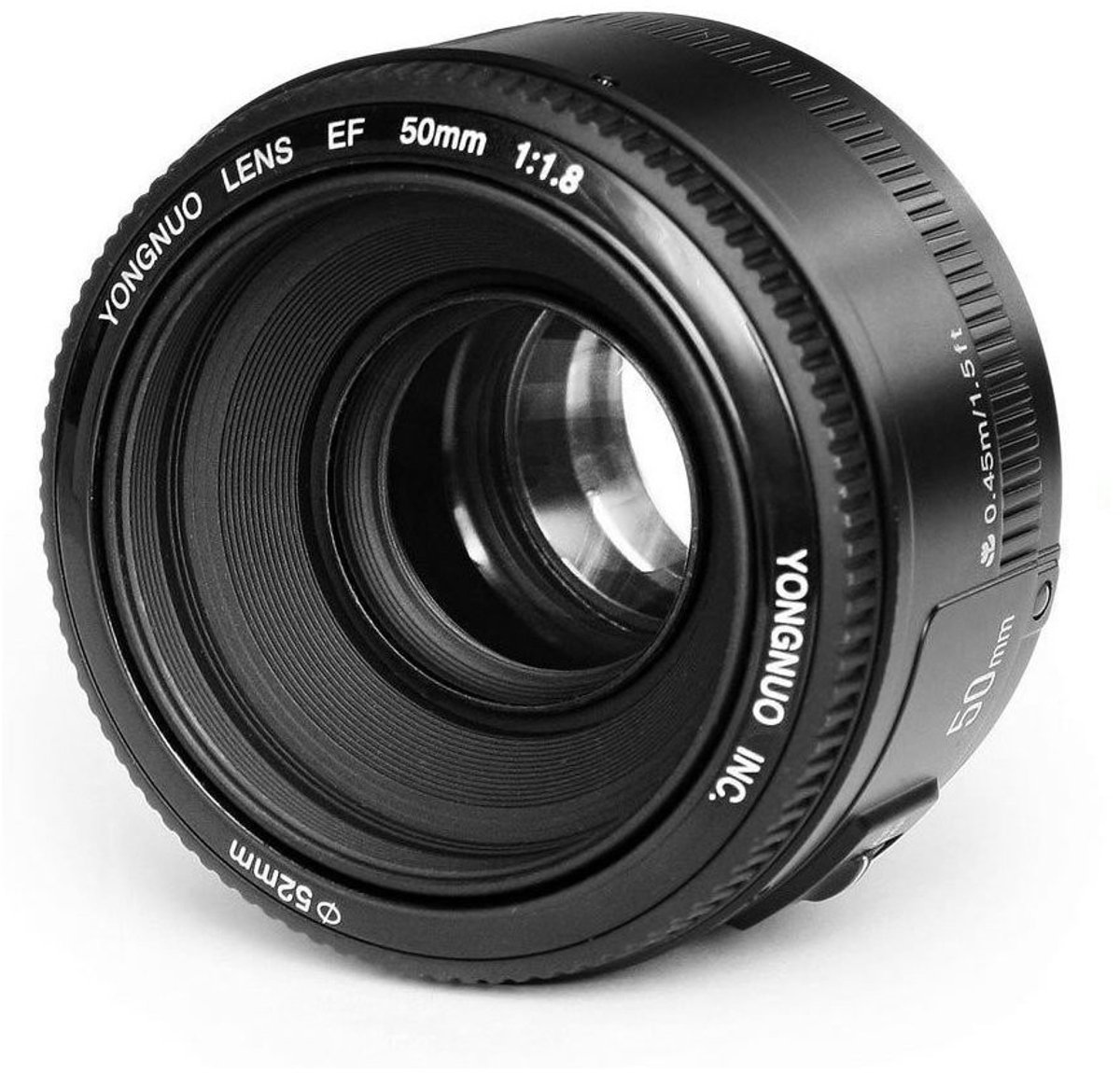 Dailygoody - Autofocus lens - 50 mm - Lichtsterkte F1.8 - Geschikt voor Canon - Ideaal voor portretfotografie - Compact en lichtgewicht