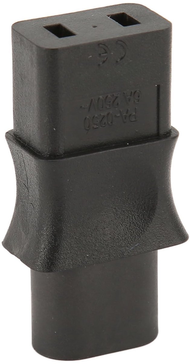 Dailygoody - IEC320 C8 naar C9 Adapter - Stroomconverter - Eenvoudige structuur - PVC-plastic - Geschikt voor laptops - Hittebestendig - 1500W