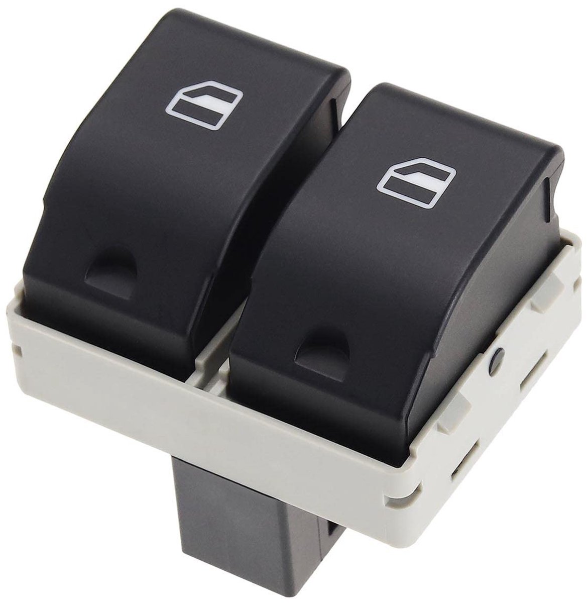 Dailygoody - Auto Power Raamschakelaar - Elektrische Raamheffer - Zwart - Compatibel met VW en Seat - Hoogwaardige kwaliteit - Betrouwbare bedien