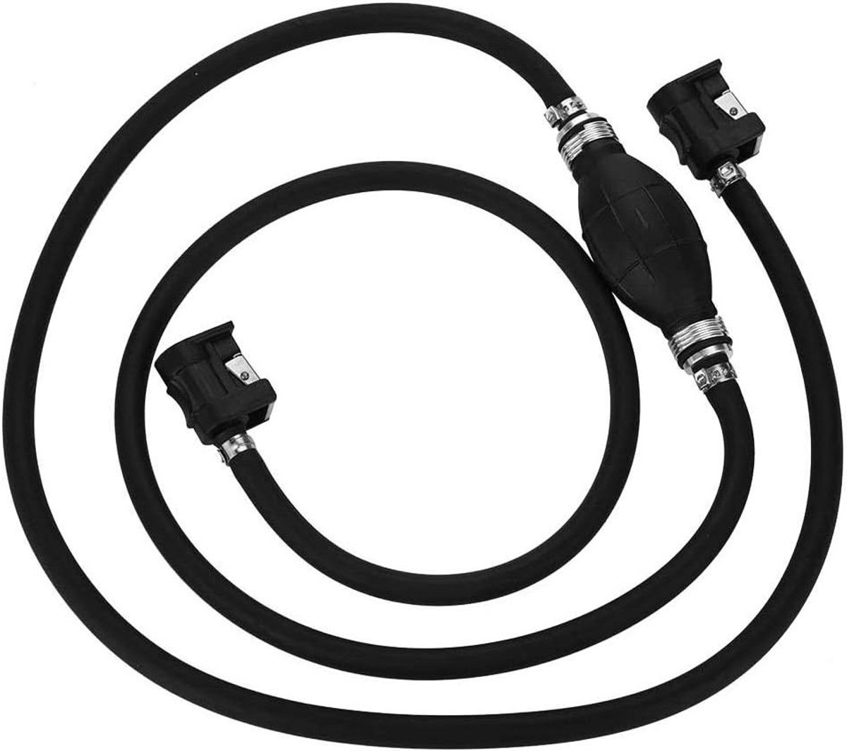 Handmatige Primer Bulb voor Buitenboordmotoren - Brandstofpomp Slang voor Boot - Zwart en Duurzaam