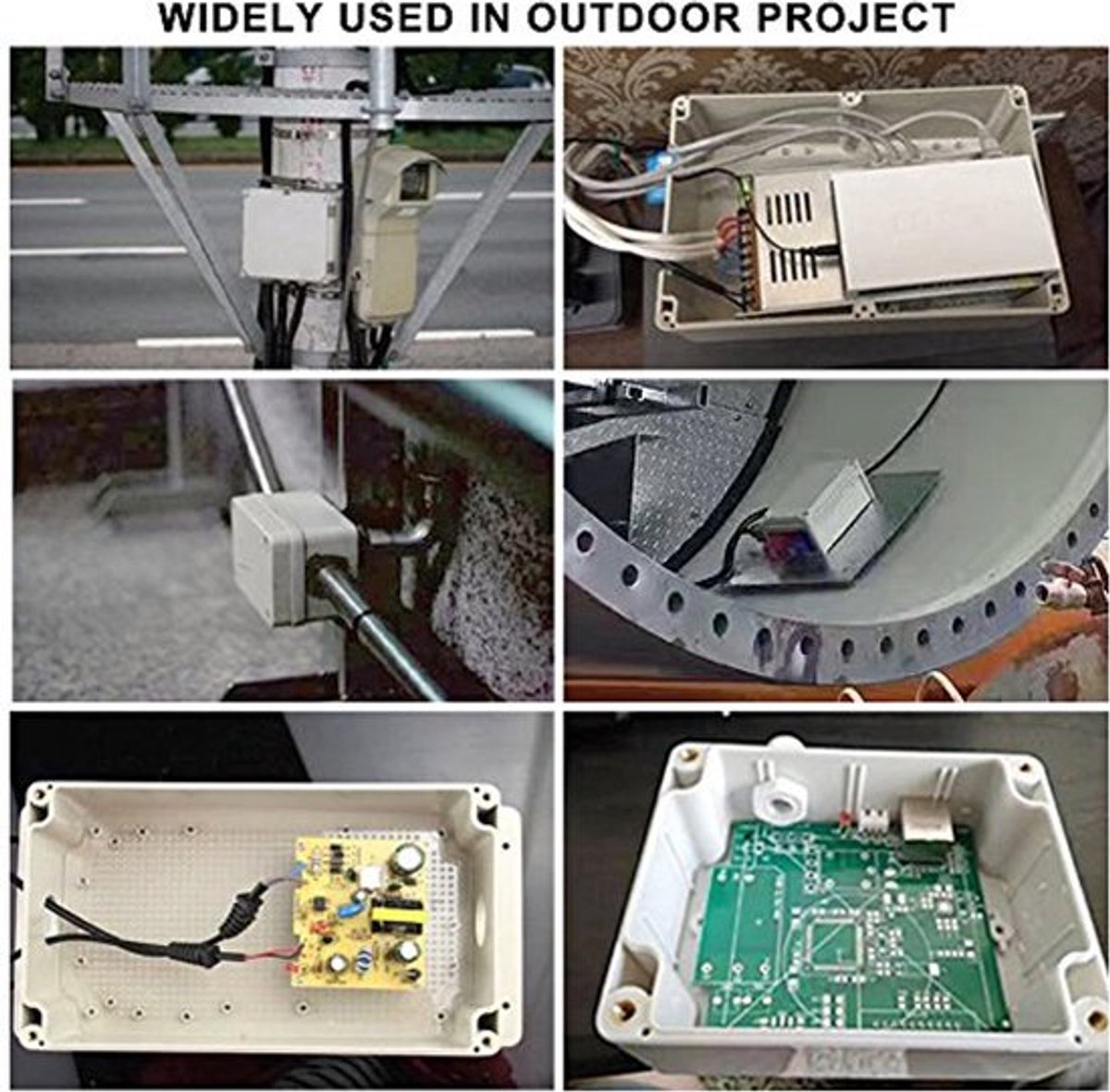 Junction Box IP66 - Waterdichte Buitenbehuizing - ABS - 100x68x50mm