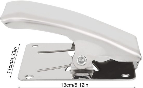 Dailygoods - Dailygoody - Stainless Steel Fish Fillet Clamp - Sterke Visbehandeling Klem met Diepe Bek van Dailygoods — afbeelding 5