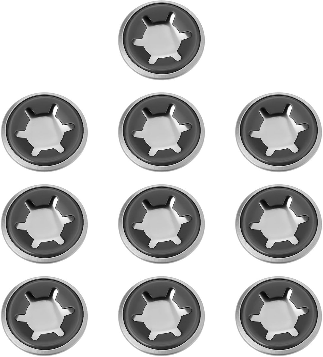 Dailygoods - Dailygoody - Lager Behoud Ring Caps - 12mm Asassen - Gereedschapsvrije installatie - Sterke grip - Duurzaam materiaal - Geschikt voor diverse toepassi...