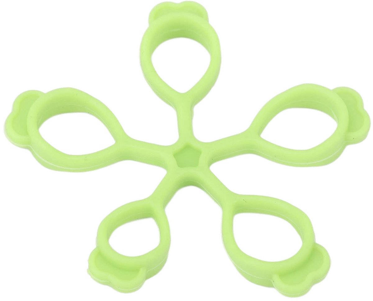 Dailygoody - Solidchoice - Dailygoody - Siliconen Vingerversterker - Vingerstretcher - Versterk je grijpkracht - Lichtgroen - Verbeter vingerflexibiliteit - Ideaal voor muzikant