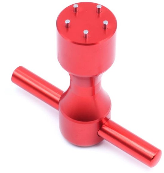 Dailygoods - Dailygoody - Golf Gewicht Schroefsleutel - Golfputter Tool - Rood - 5 Pin Gat - Hoogwaardige Aluminium Sleutel - Geschikt voor Golfprofessionals - Com.. — afbeelding 3
