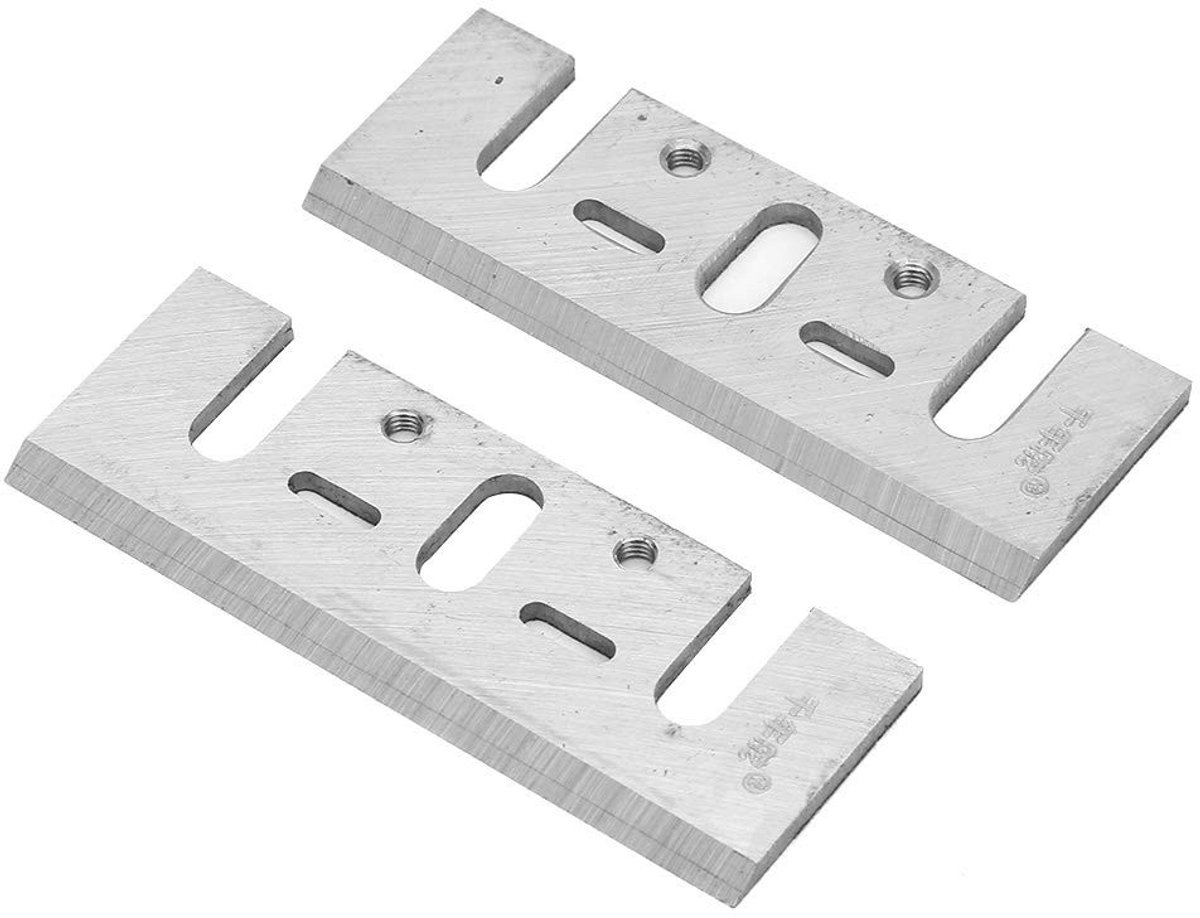 Dailygoods - Dailygoody - Elektrisch schaafmes - Hoogwaardige vervangmes - Zilver - Perfect voor hardhout - Geschikt voor Makita 1900B