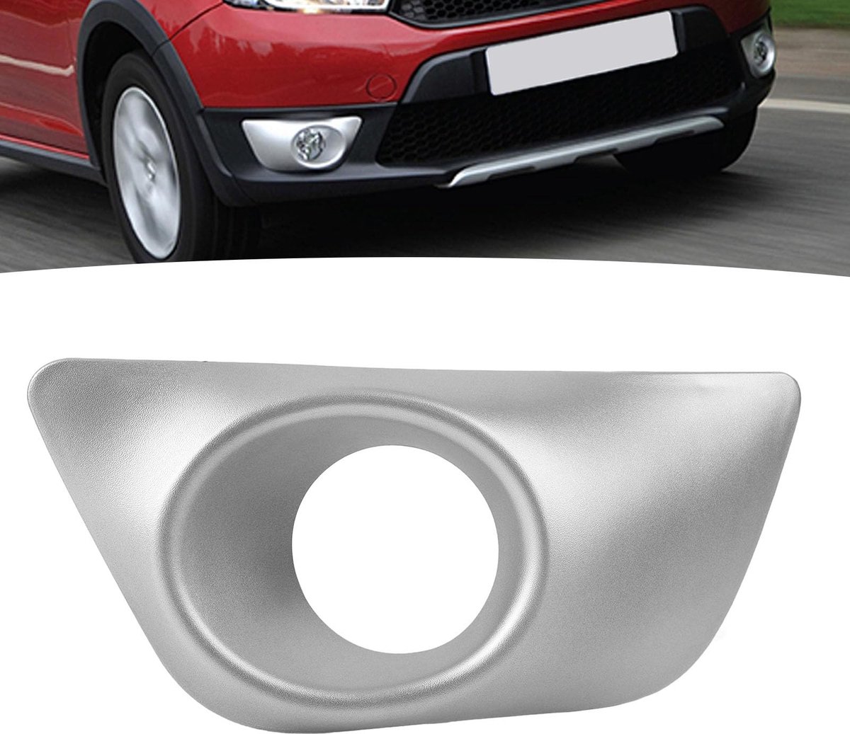 Dailygoods - Dailygoody - Mistlampomlijsting - Vervanging - Hoogwaardige kwaliteit - Links - Mistlampafdekking - Perfecte pasvorm - Voor Dacia Stepway MK2 Pre-Face