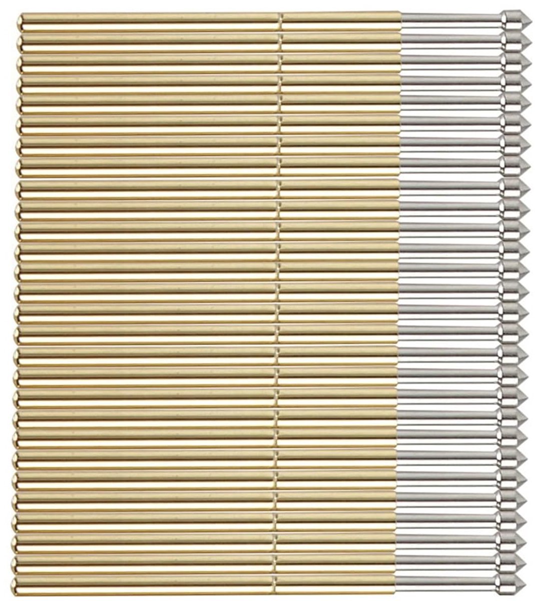 100 Stuks P100E2 Veer Testtips voor PCB Testprobes, Ideaal voor Gouden Vingers en Pads