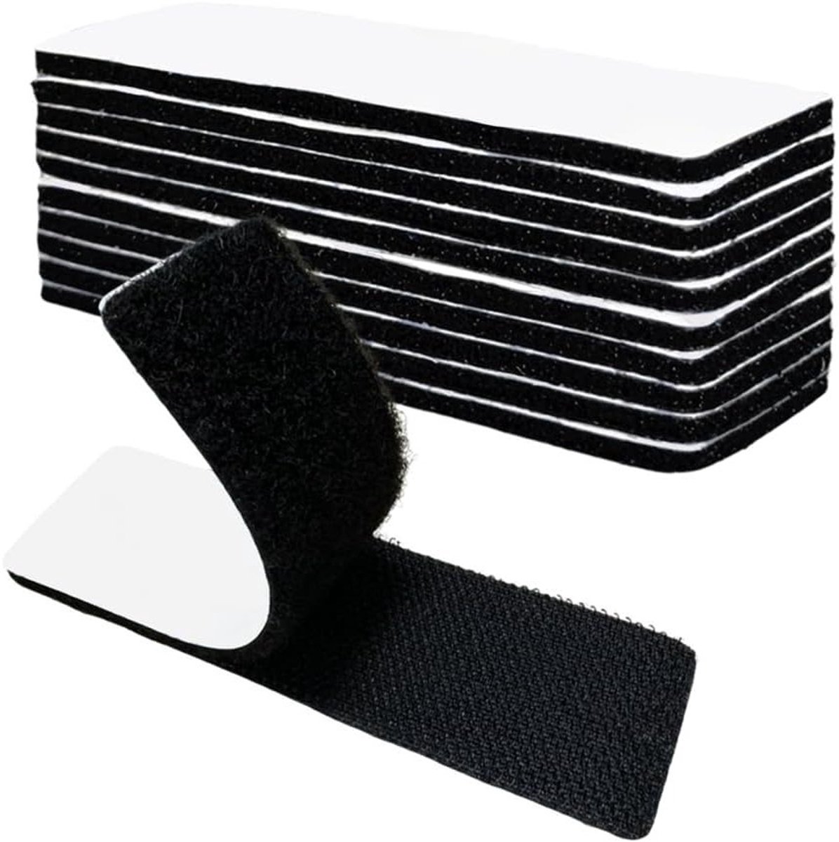 10 Pairs - Sterke Dubbelzijdige Plakstrips 3 x 10cm - Herbruikbare Plakband voor Thuis en Kantoor, Ideaal voor Meubelbevestiging en Decoratie