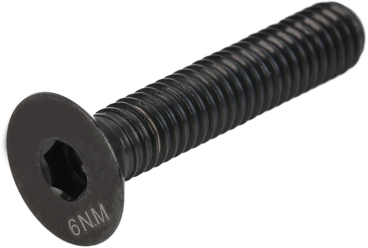 Dailygoods - Fietsstuurpen Aluminium met M6x30mm Bouten en Schroeven