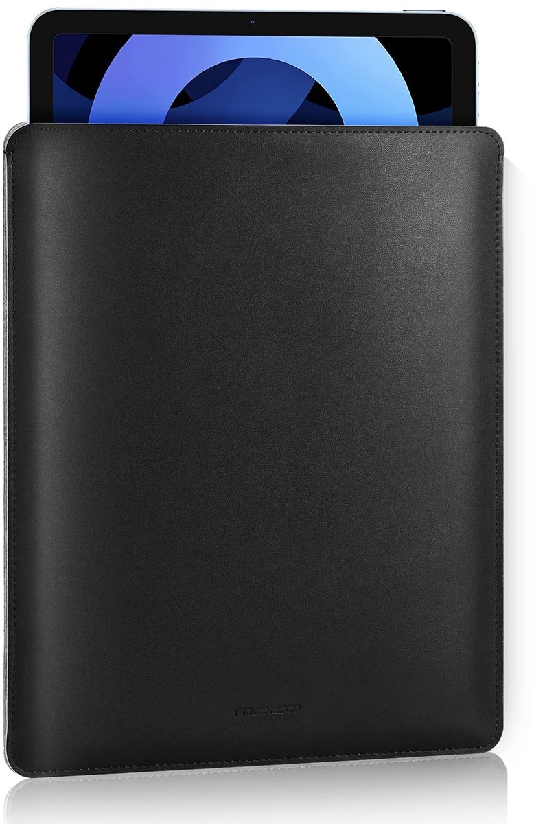 Dailygoods - Dailygoody - Tablethoes - Slank en stijlvol - Zwart - Geschikt voor 9-11 inch tablets - PU-leer - Ideaal voor iPad Air en Pro