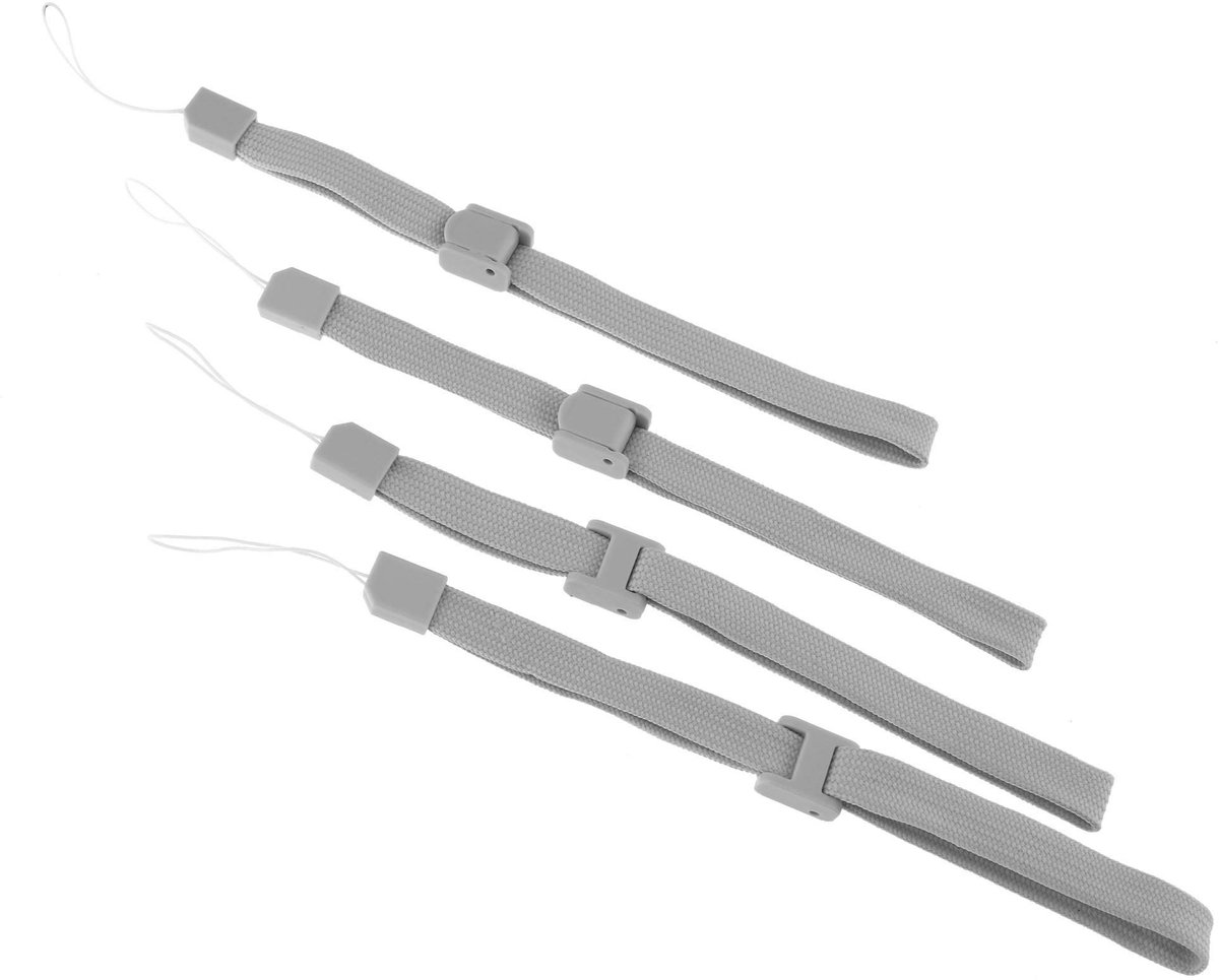 Dailygoods - Dailygoody - Handschlaufe voor Wii Afstandsbediening - Veiligheidsriem - Grijs - Voor Gaming - Hoogwaardige Kwaliteit - Geschikt voor Alle Gamers
