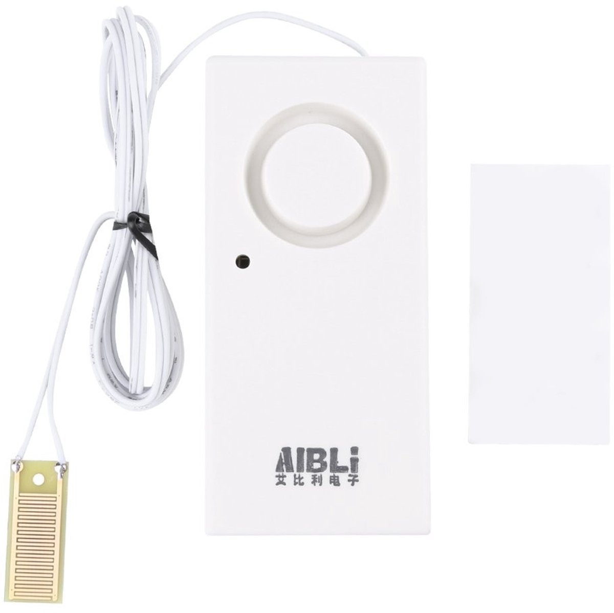 Dailygoods - Dailygoody - Wateroverbelastingsalarm - Lekwaarschuwing - Hoge gevoeligheid - Geel - Alarmsignaal - 120 dB geluidsniveau - Geschikt voor waterverwarme
