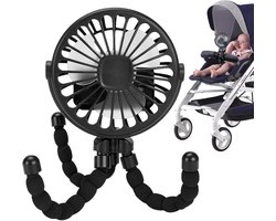 Handventilator met Octopus - Draagbare Ventilator - Hand Tafelventilator Draadloos - Kinderwagen…
