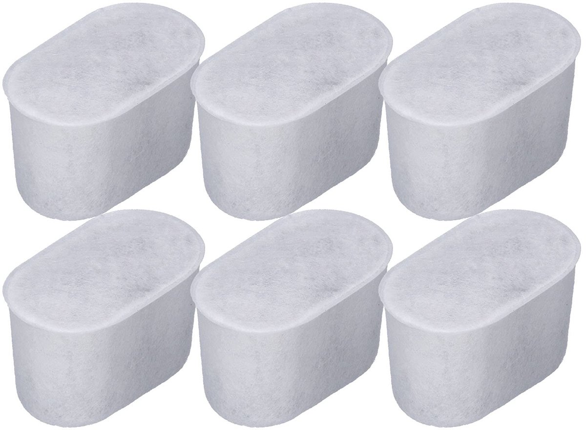 Dailygoods - Actieve Kool Waterfilter voor Koffiezetapparaten, 6-delig