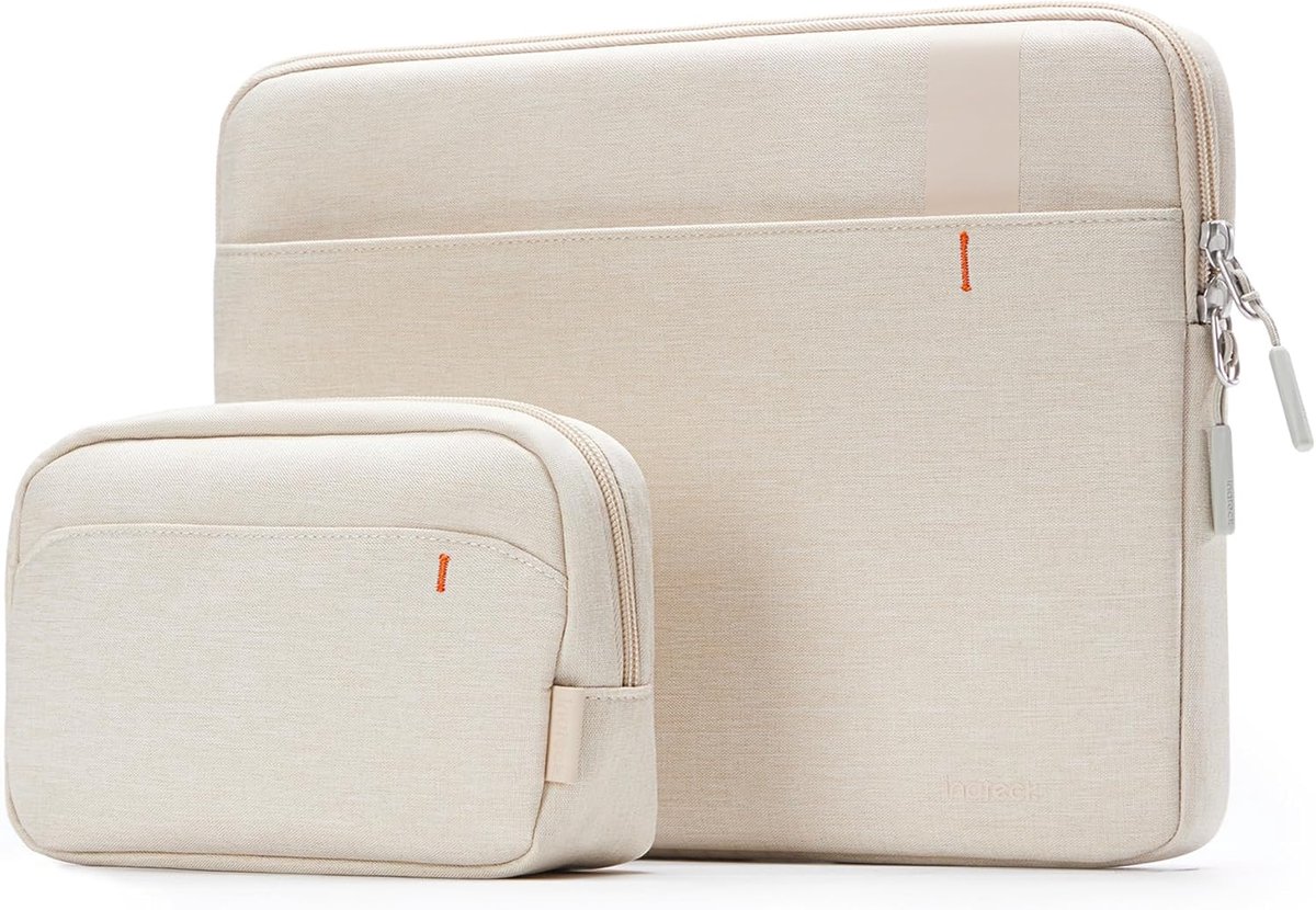 Inateck Laptoptas, 360 graden bescherming, compatibel met 13 inch MacBook Air M5 2026 M4 2025, M1/M2/M3 2018-2024, 13 inch MacBook Pro M1/M2 2016-2022, MacBook Neo 2026, 12,3 inch Surface Pro