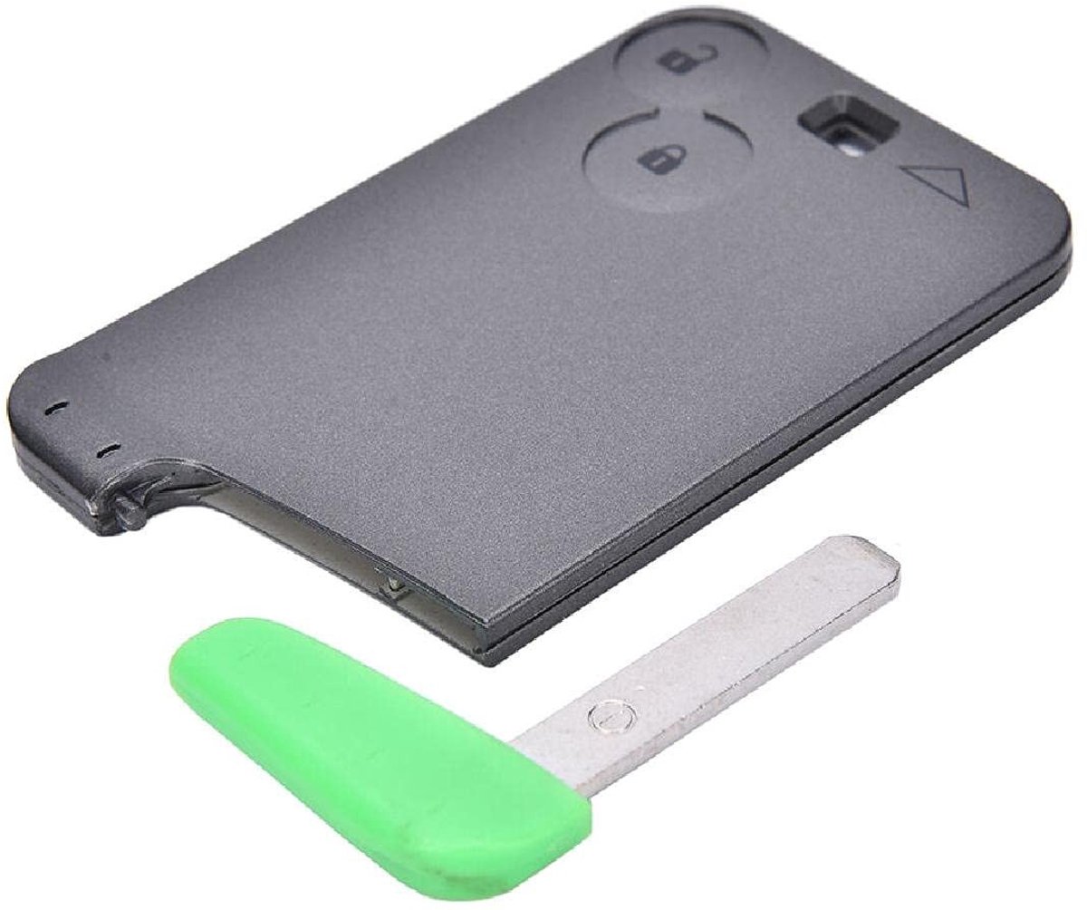Dailygoods - Dailygoody - Sleutelhoes - Vervangende kaarthoes - Ideaal voor beschadigde sleutel - Zwart - Sleutelbescherming - Geschikt voor Renault Laguna - Kwali...