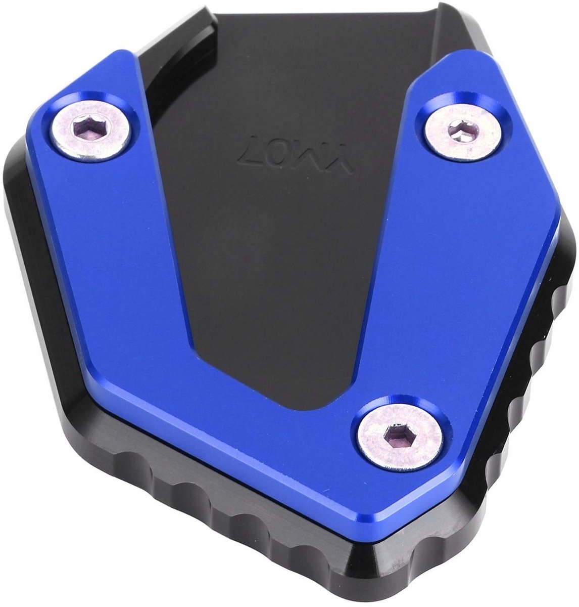 Dailygoods - Dailygoody - Motorstandaard Uitbreiding Pad - Motorfiets Standaard Extender - Stabiliteit en ondersteuning - Blauw - Geschikt voor MT 07 / FZ 07