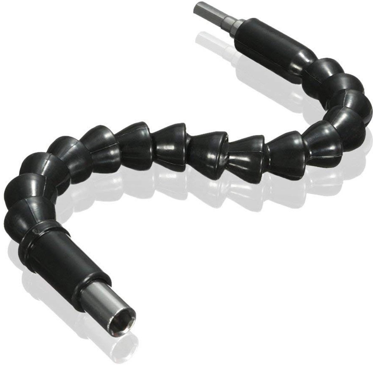 Dailygoods - Dailygoody - Flexibele Boorverlenging - Haakse Schroevendraaier - Ideaal voor Krappe Ruimtes - 290 mm Adapter - Zeskantige Boorschacht - Geschikt voor...