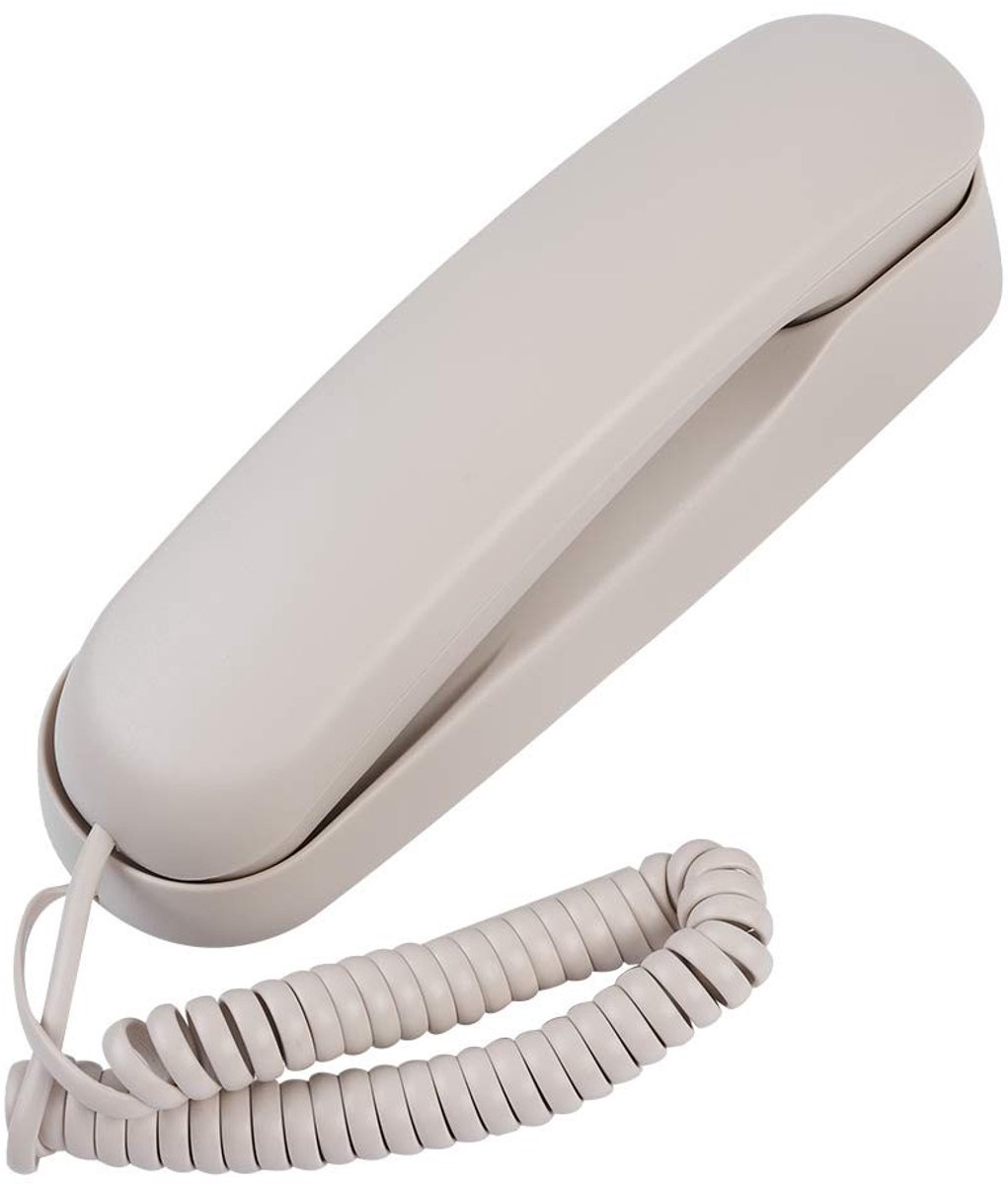 Dailygoods - Waterdichte Muurtelefoon - Ideaal voor Hotel, Gezin en Badkamer - Eenvoudige Installatie - Geen Nummerherkenning - Voeding via Telefoonli