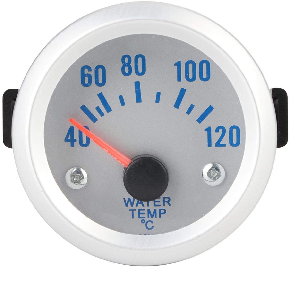 Dailygoods - Dailygoody - Wassertemperaturanzeige - Digitale Waterthermometer - Blauw LED - 52mm - Auto Temperatuurmeter - 40-120 ℃ - Geschikt voor Auto's - Wit