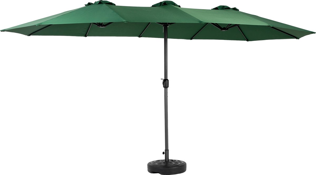 Groente-staal-polyester-buiten-tweezijdige-parasol-14-8-voet