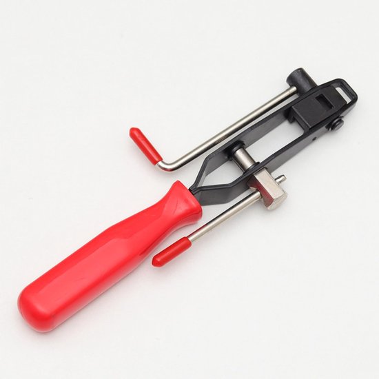 Dailygoods - Dailygoody - Slangklemmen - Slangklemmenset - Inclusief klemtang - Rood - Auto-reparatiegereedschap - Universele pasvorm - Geschikt voor de meeste aut — afbeelding 2